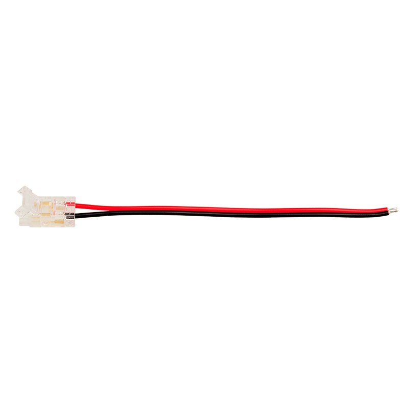 Коннектор WOLTA WLS-2PIN-COB-8MM-1 выводной для ленты COB шириной 8мм, провод 10см, комплект 3шт.