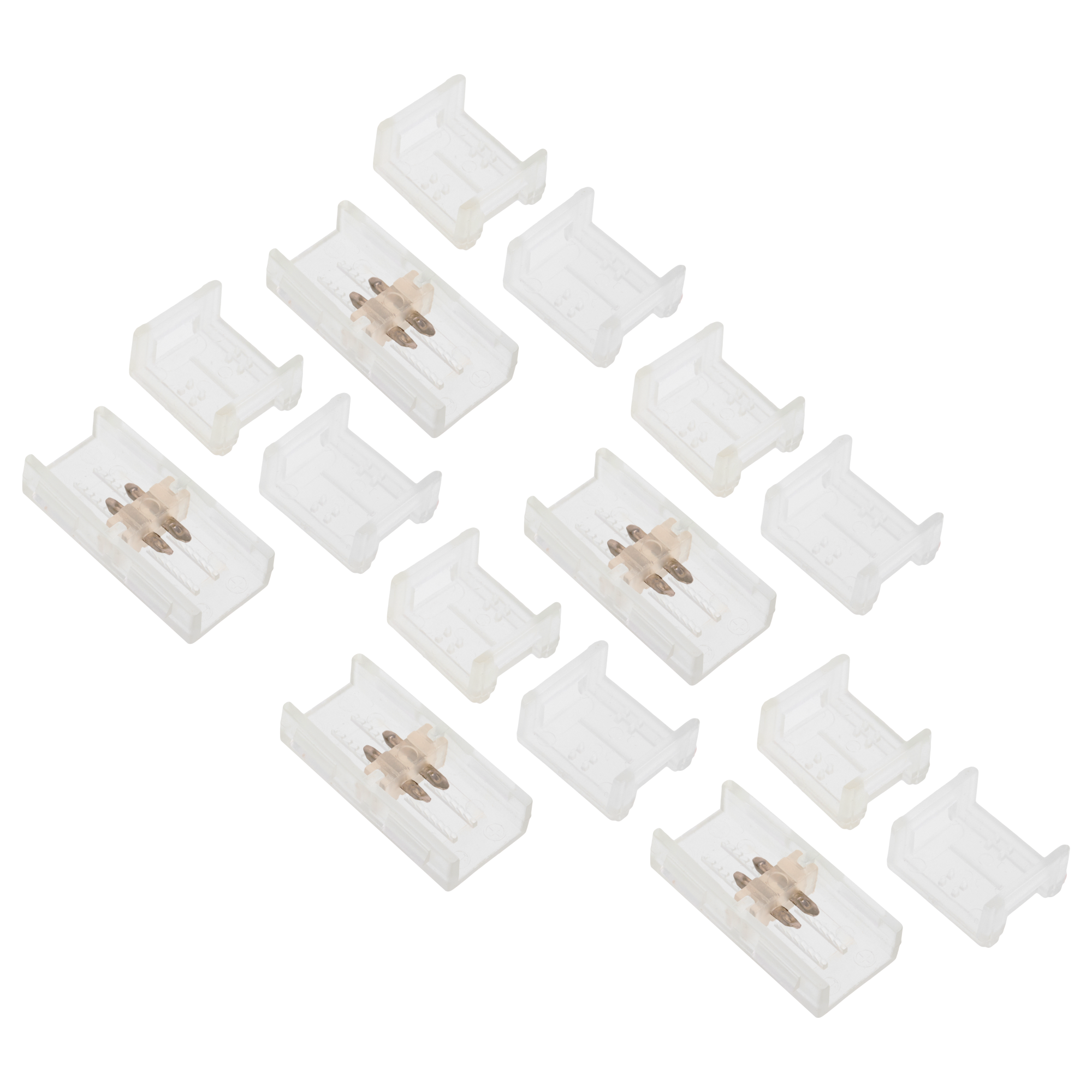 Соединитель-коннектор WOLTA WTB-WBT-SMD-220V для светодиодной ленты SMD 220В, комплект 5 шт.