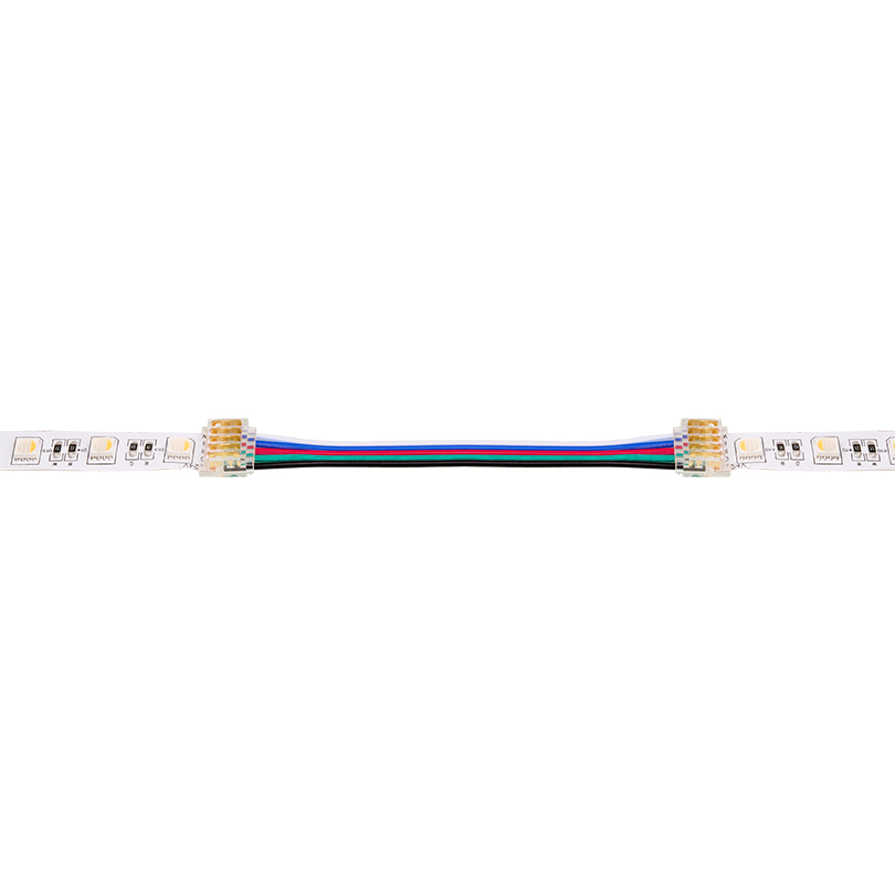 Коннектор WOLTA WLS-5PIN-RGBW-12MM-2 выводной/последовательный для ленты SMD RGBW шириной 12мм, провод 10см, комплект 3шт.