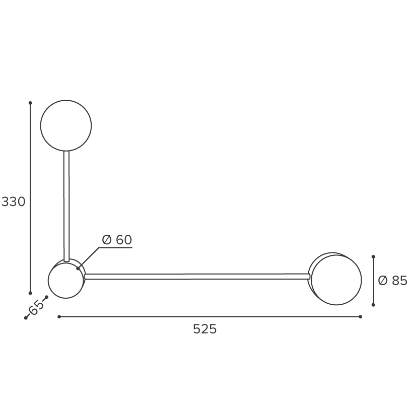 Светильник WOLTA WSL-GX53/13-L под лампу GX53 Черный MOLECULE