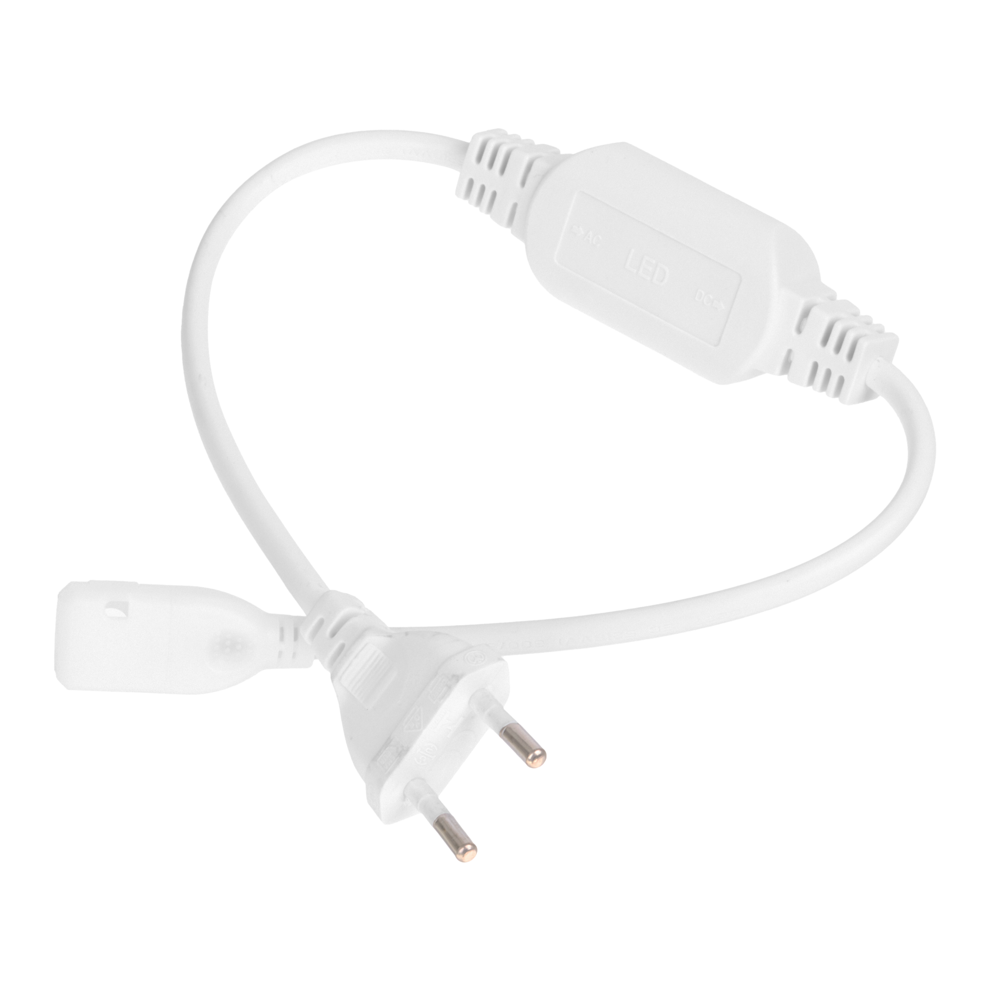 Сетевой кабель с вилкой WOLTA WPC-PCS-COB/220V для светодиодной ленты COB 220В