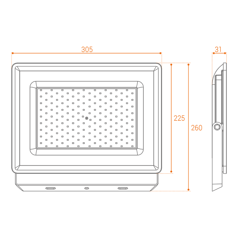 Светодиодный прожектор WOLTA WFL-150W/06 150Вт 5700К IP65