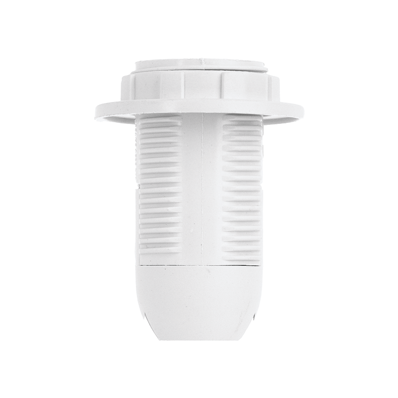 Патрон WOLTA WLH-009 E14 с кольцом, пластиковый, белый