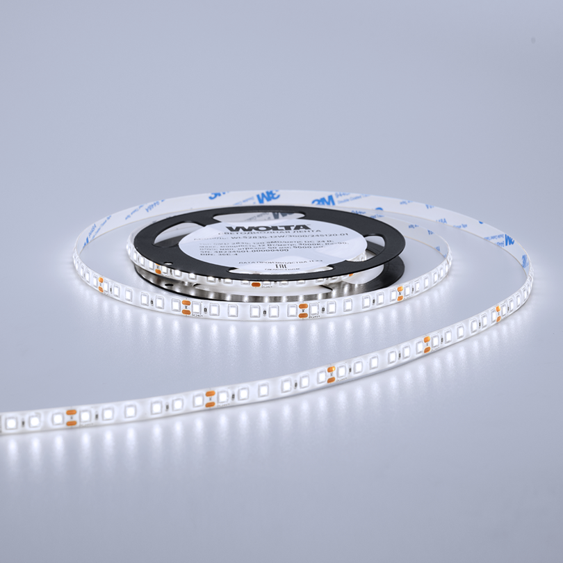 Светодиодная лента WOLTA WLS2835-12W/6500/24S120-01 SMD2835 12Вт 6500К 24В IP65 120 led/m